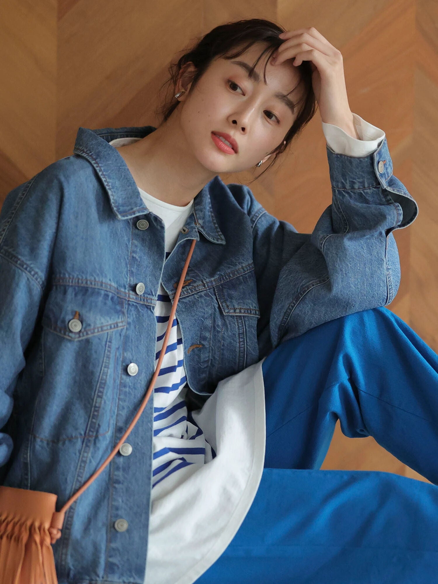 Kurumi Oversized Denim Jacket