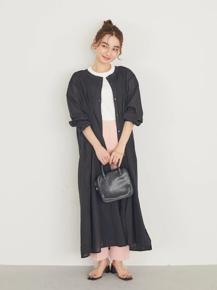 shirt dress Sapporo Pintuck Lace Dress