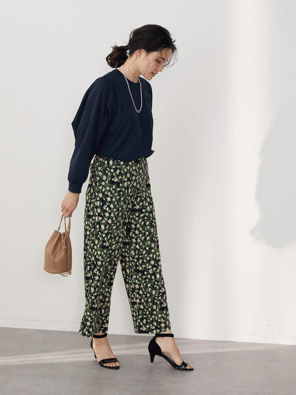 Tamiko Motif Pattern Print Pants