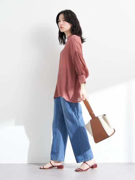 Yoryu High Neck Blouse