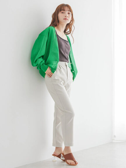 Yusa V-neck Sheer Cardigan