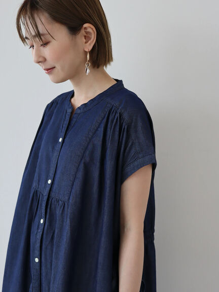 Shirt Dress Takigawa 4way Denim Dress