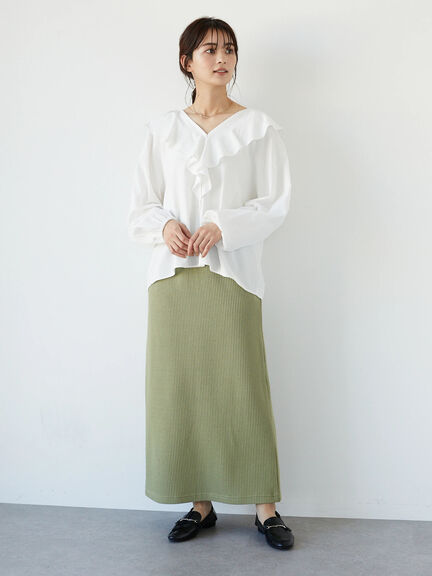 Walta Collar Frilled Blouse