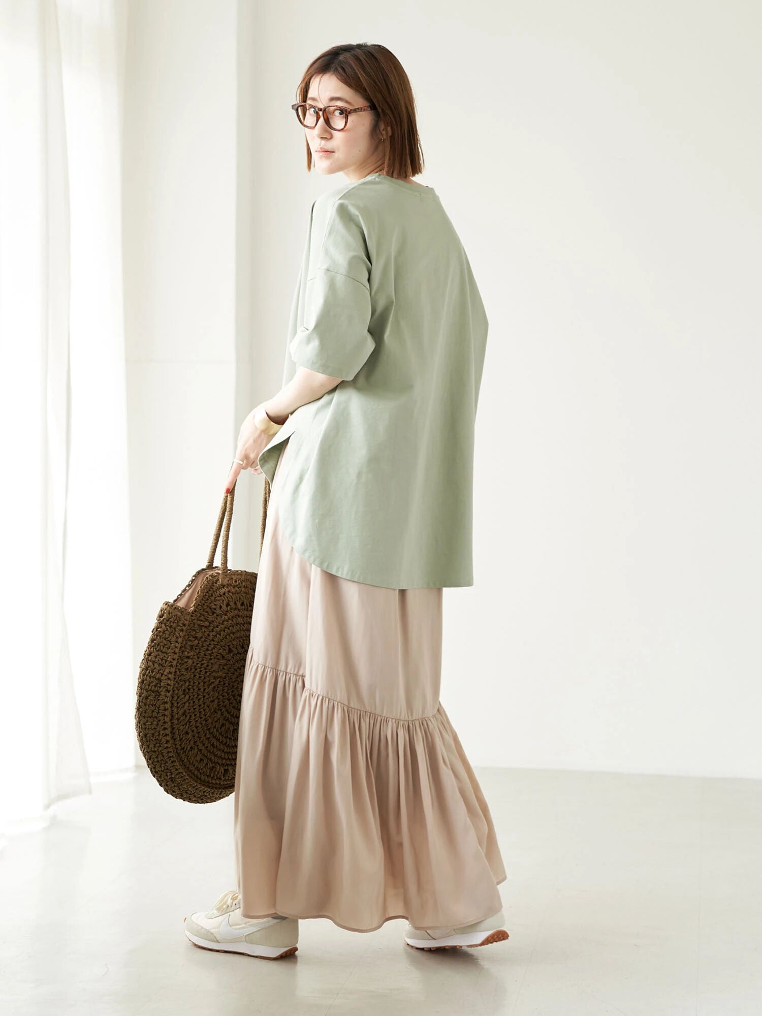 Caca Gathered Volume Skirt