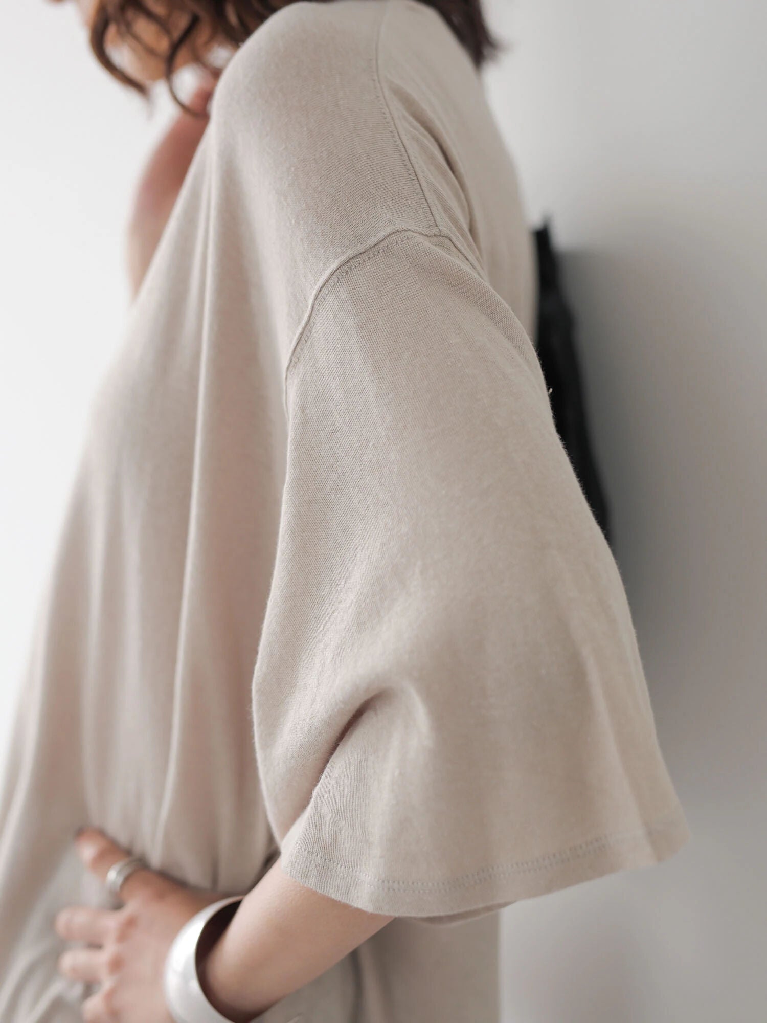 Vera Linen Oversized T-shirt