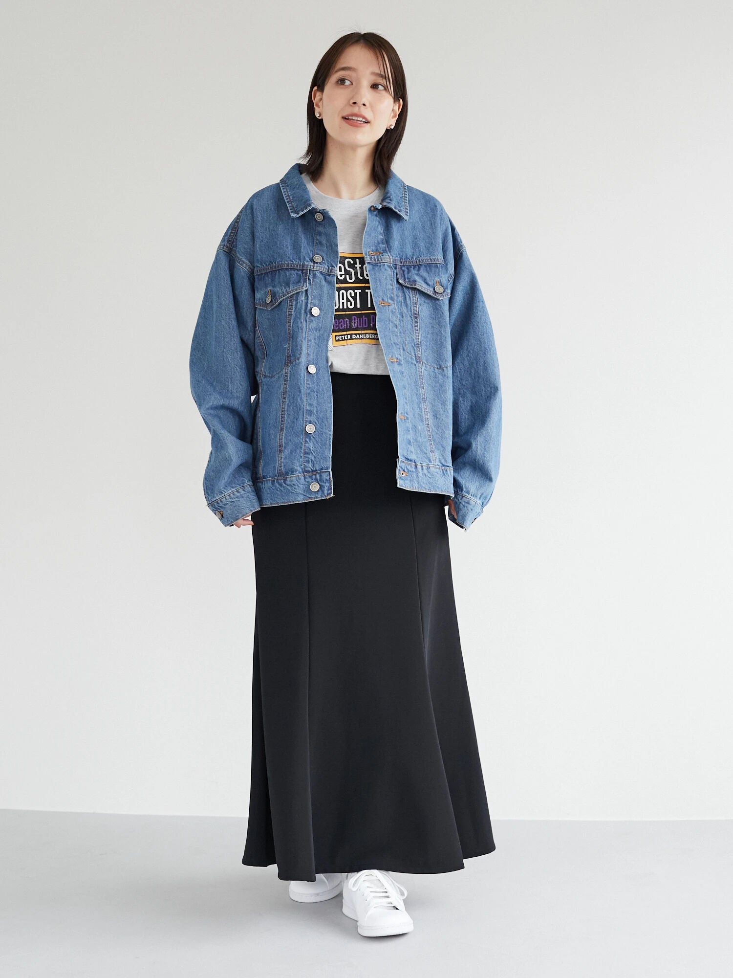 Kurumi Oversized Denim Jacket