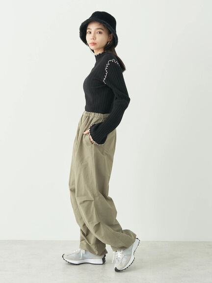 Yururi Balloon Silhouette Pants