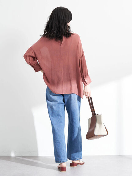 Yoryu High Neck Blouse