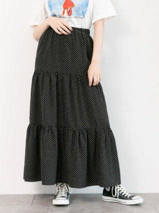 Tammy Skirt - Dot Black