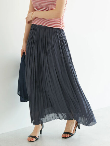 Rok Chiffon Keiju Soft Chiffon Pleated Skirt Bobo Tokyo