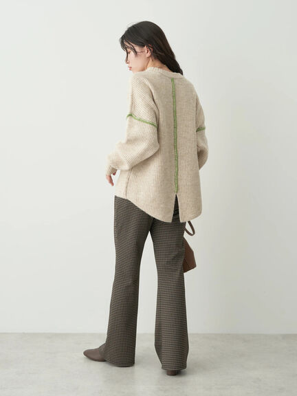 Hegen Color Knit Pullover