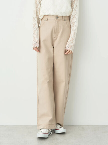 Solamachi Cotton Twill Baggy Pants