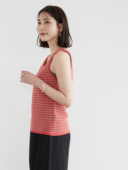 Kaido Crochet Knit Tank