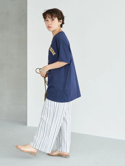 Kulot garis garis - Royal Striped Wide Pants