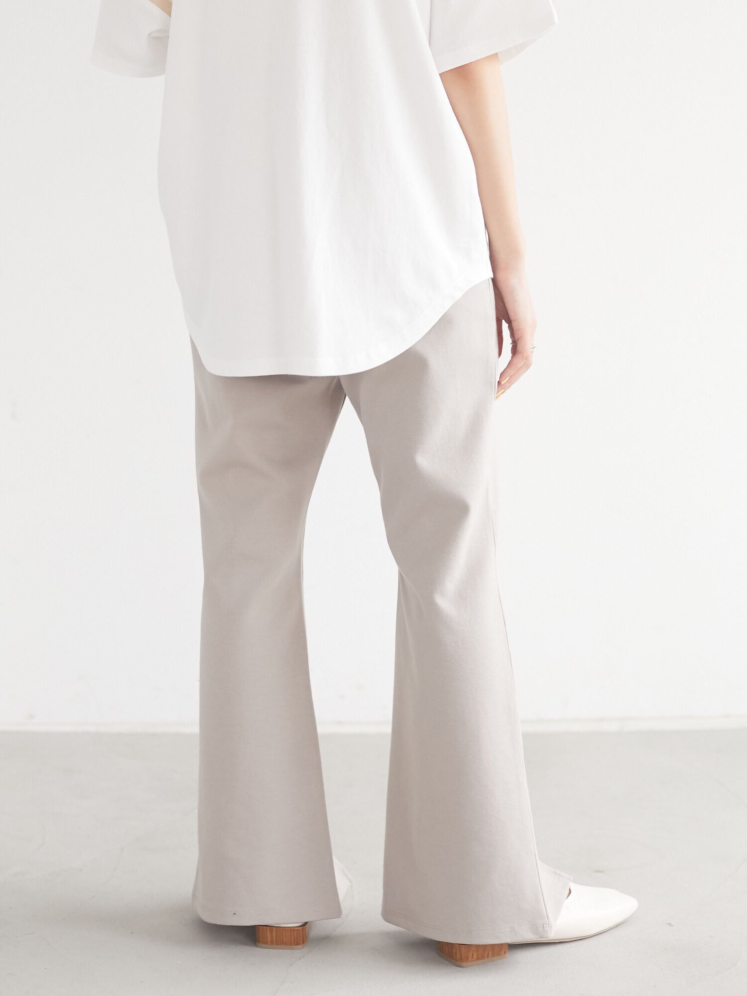 Aisha Front Slit Flared Pants