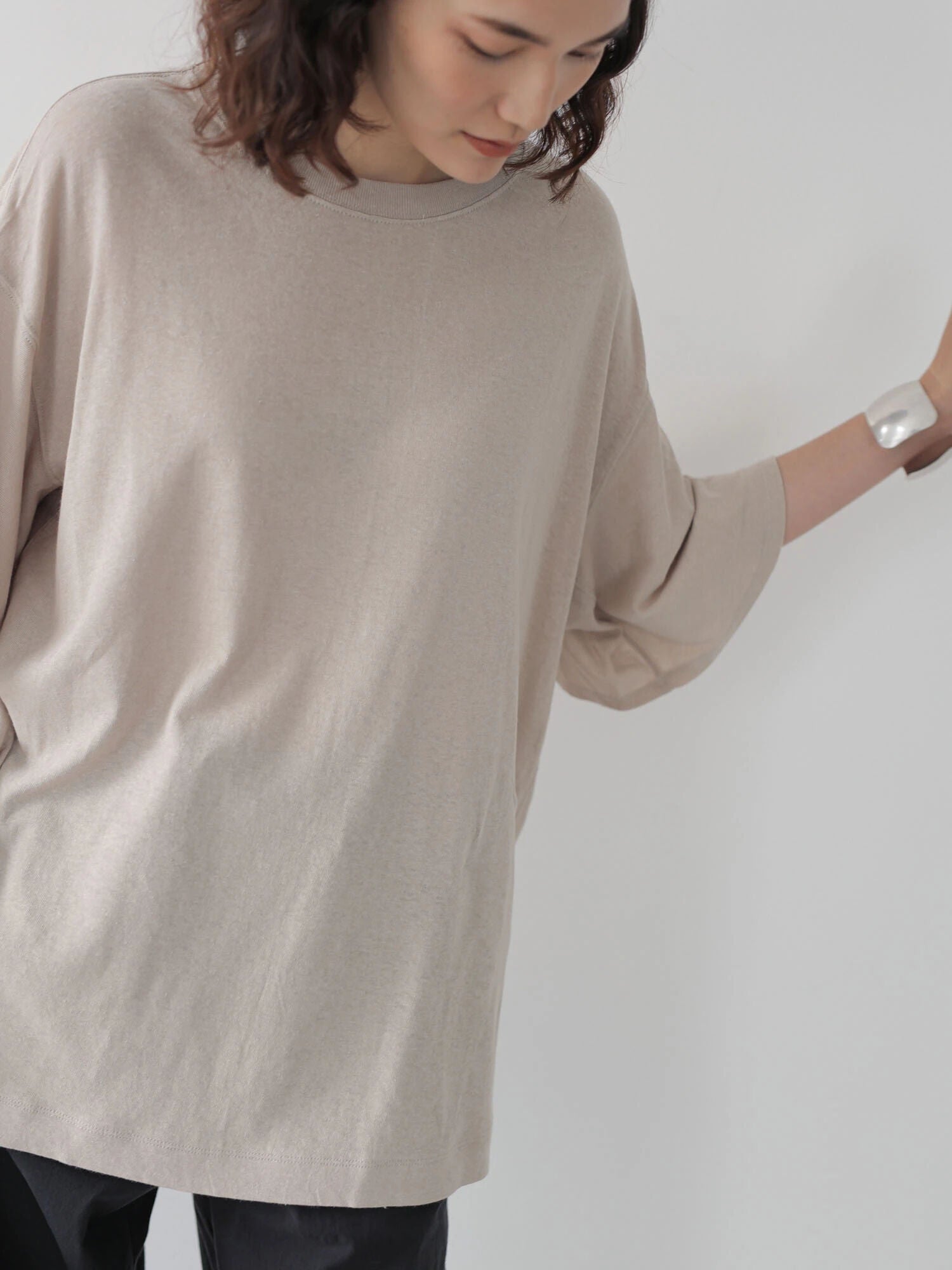 Vera Linen Oversized T-shirt