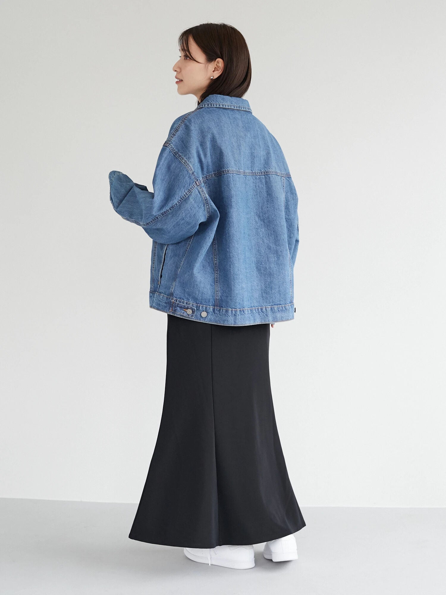 Kurumi Oversized Denim Jacket