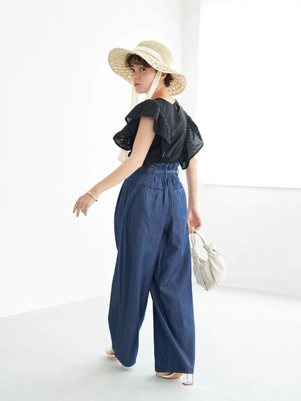 Doreen Denim Paperback Pants