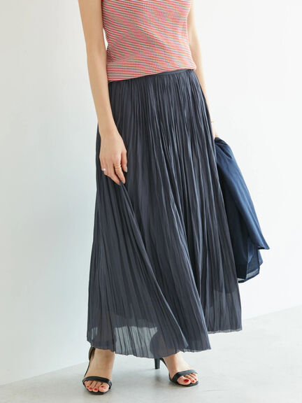 Rok Chiffon Keiju Soft Chiffon Pleated Skirt Bobo Tokyo