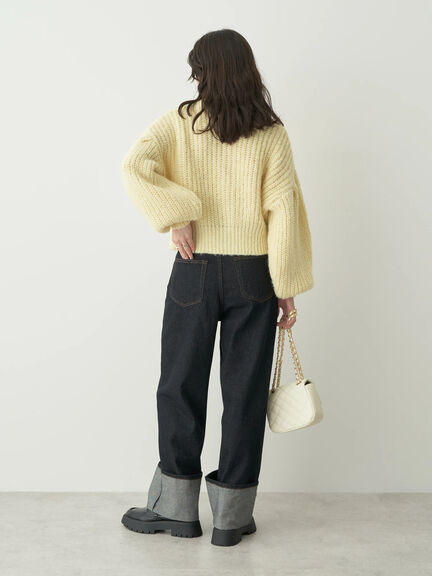 Como Short Knit Cardigan