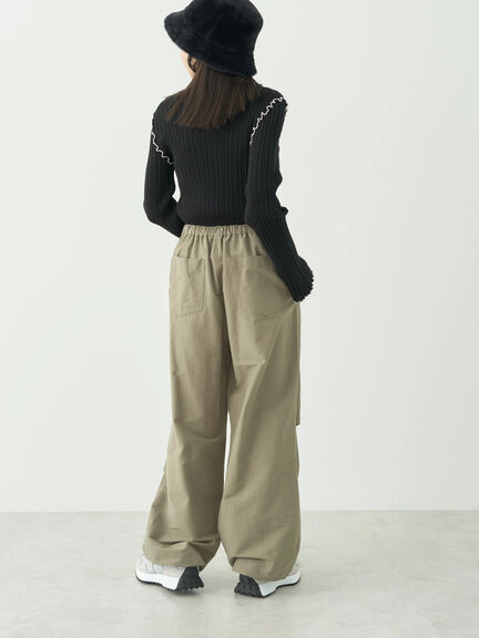 Yururi Balloon Silhouette Pants