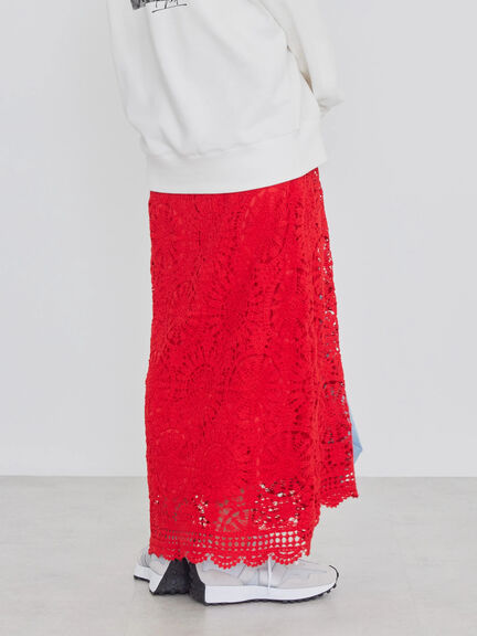 Anzio Lace Tight Skirt