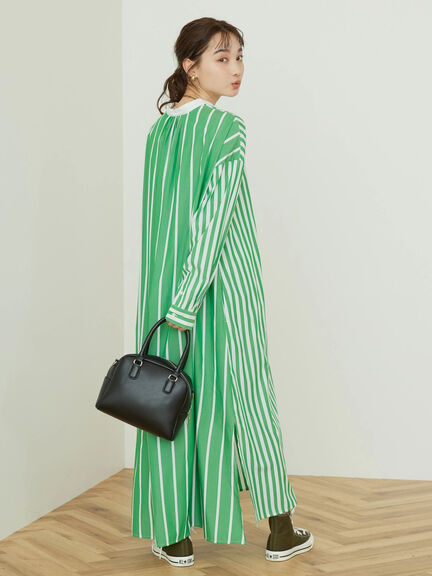 Keijun Easy-care Striped Dress