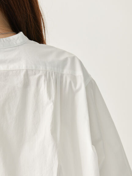 Kiyomi Band Collar Shirt