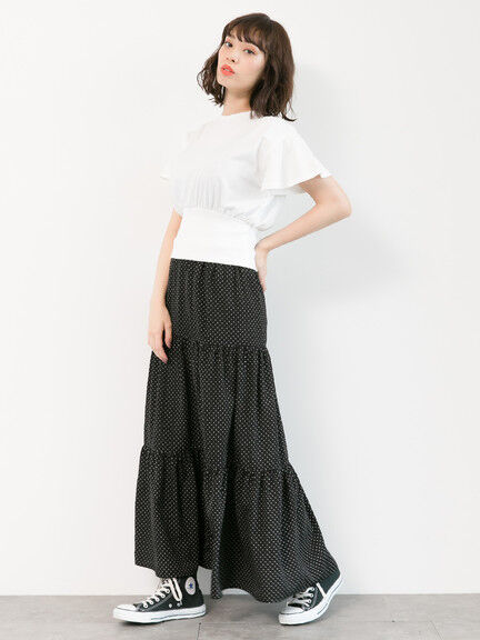 Tammy Skirt - Dot Black