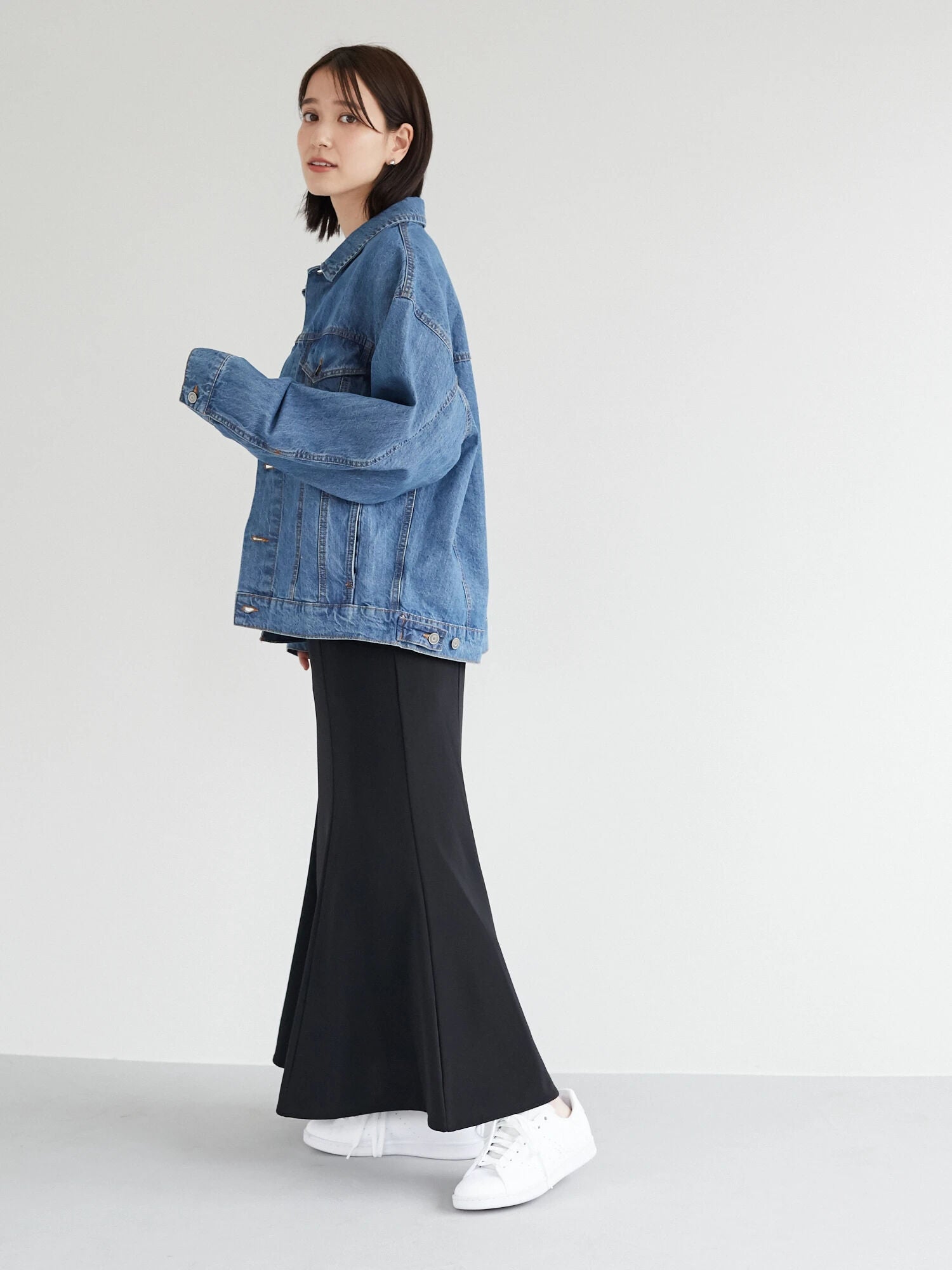 Kurumi Oversized Denim Jacket