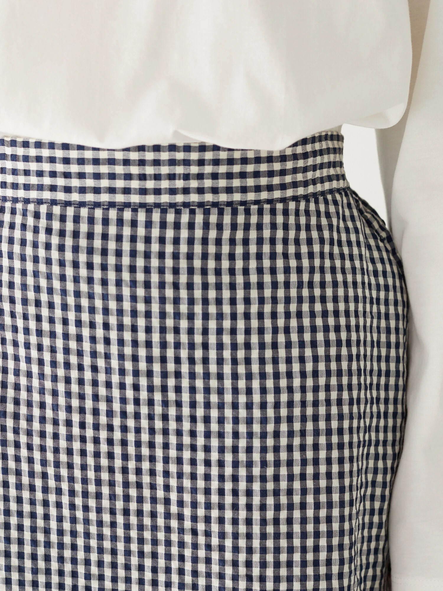 Vita Gingham Check Skirt