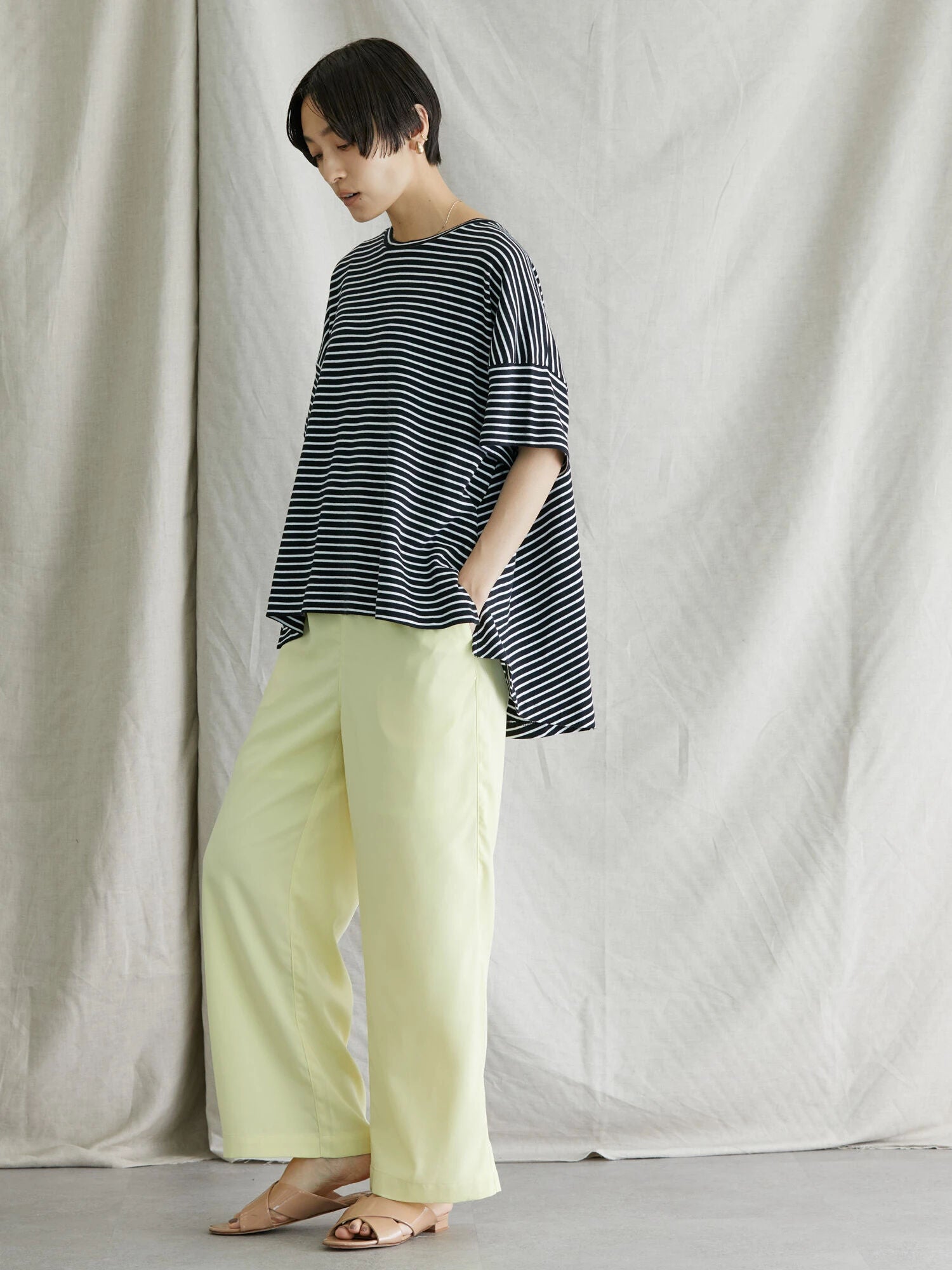 Bolsena Backflare Border Pullover