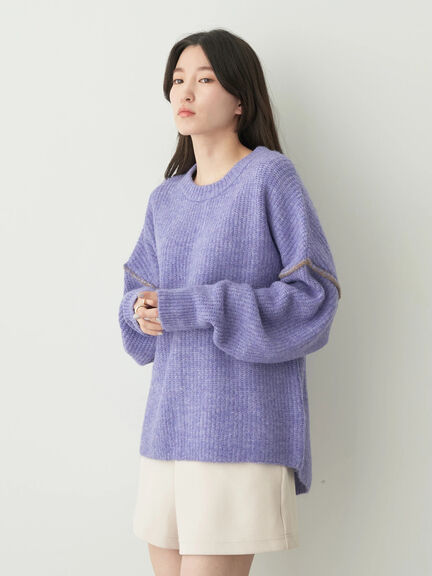 Hegen Color Knit Pullover