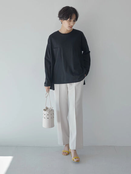 Adsila Back Flared Cut Pullover