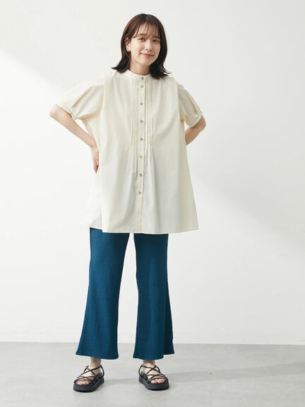 Vincente Front pintuck tunic