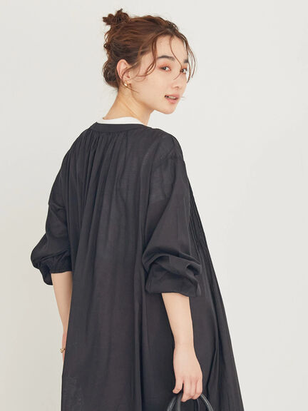 shirt dress Sapporo Pintuck Lace Dress