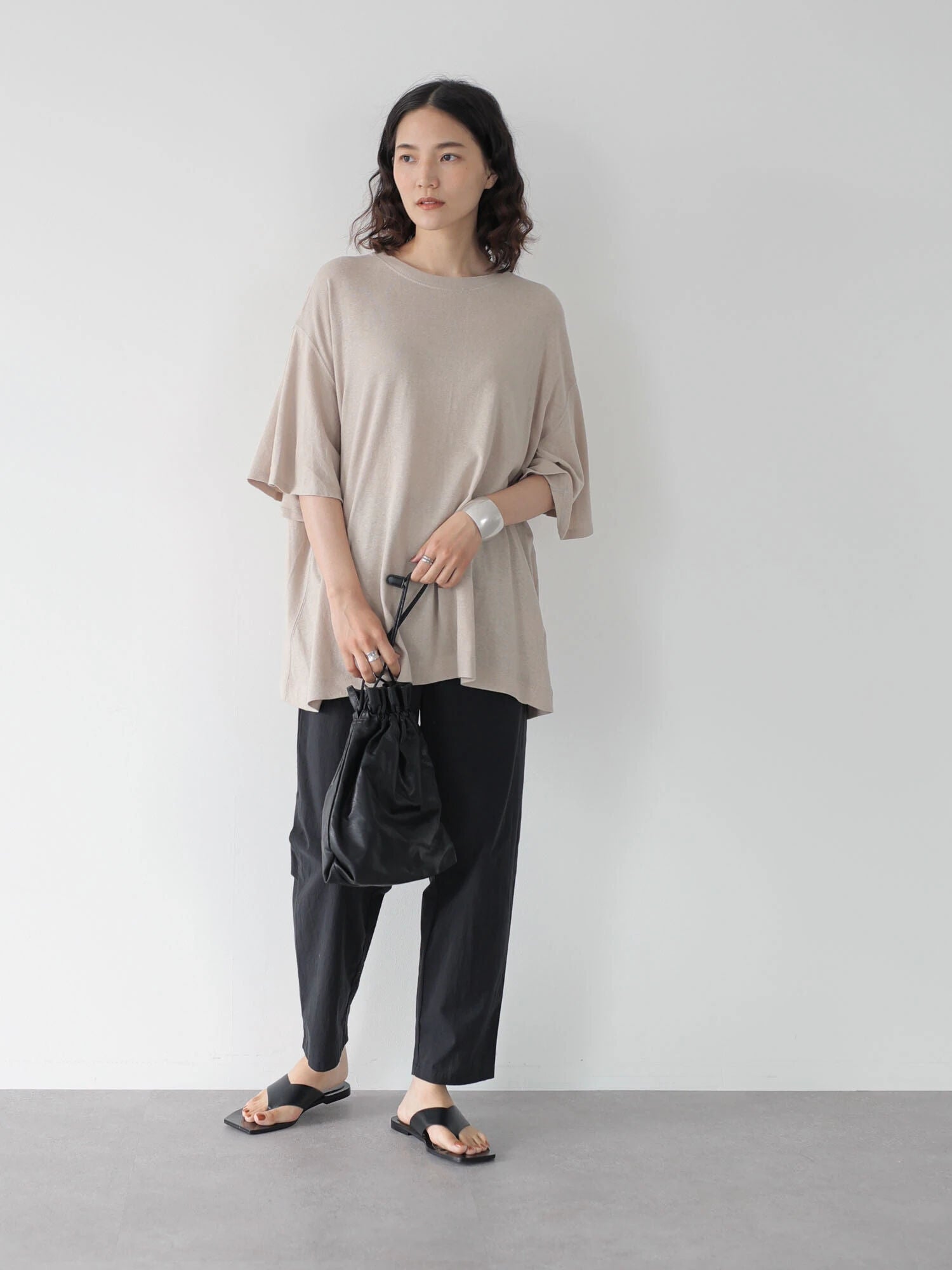 Vera Linen Oversized T-shirt