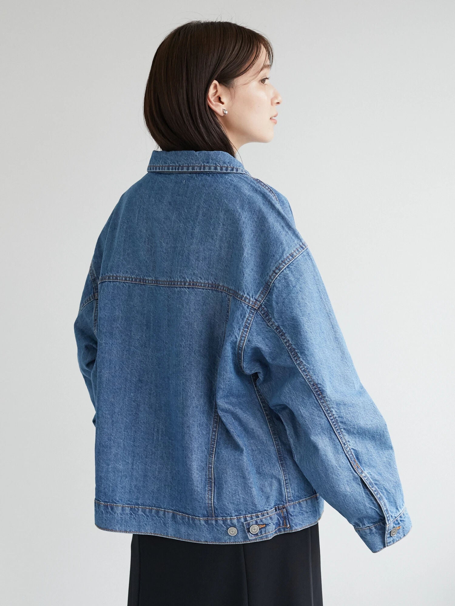 Kurumi Oversized Denim Jacket