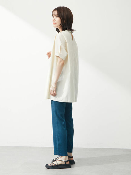 Vincente Front pintuck tunic
