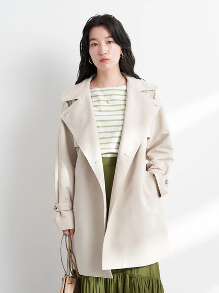 Fern Short Trench Coat