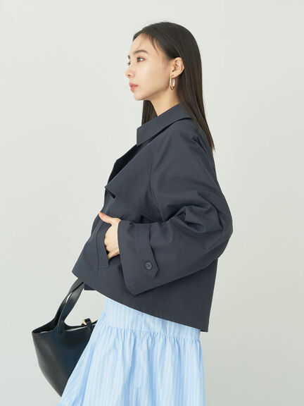 Mabel Short Trench Coat