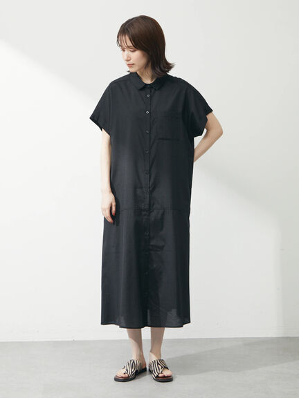 Haina Short sleeve Shirt Dress