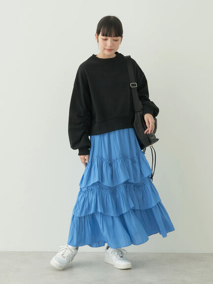 Verme Tiered Volume Skirt