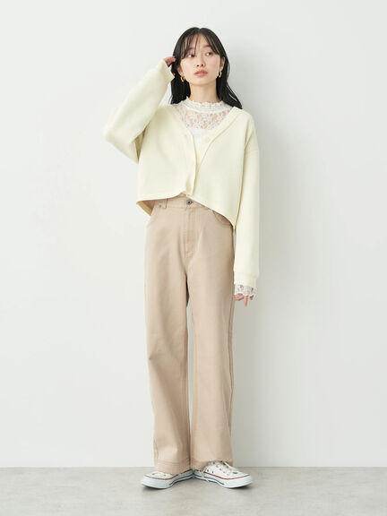 Solamachi Cotton Twill Baggy Pants