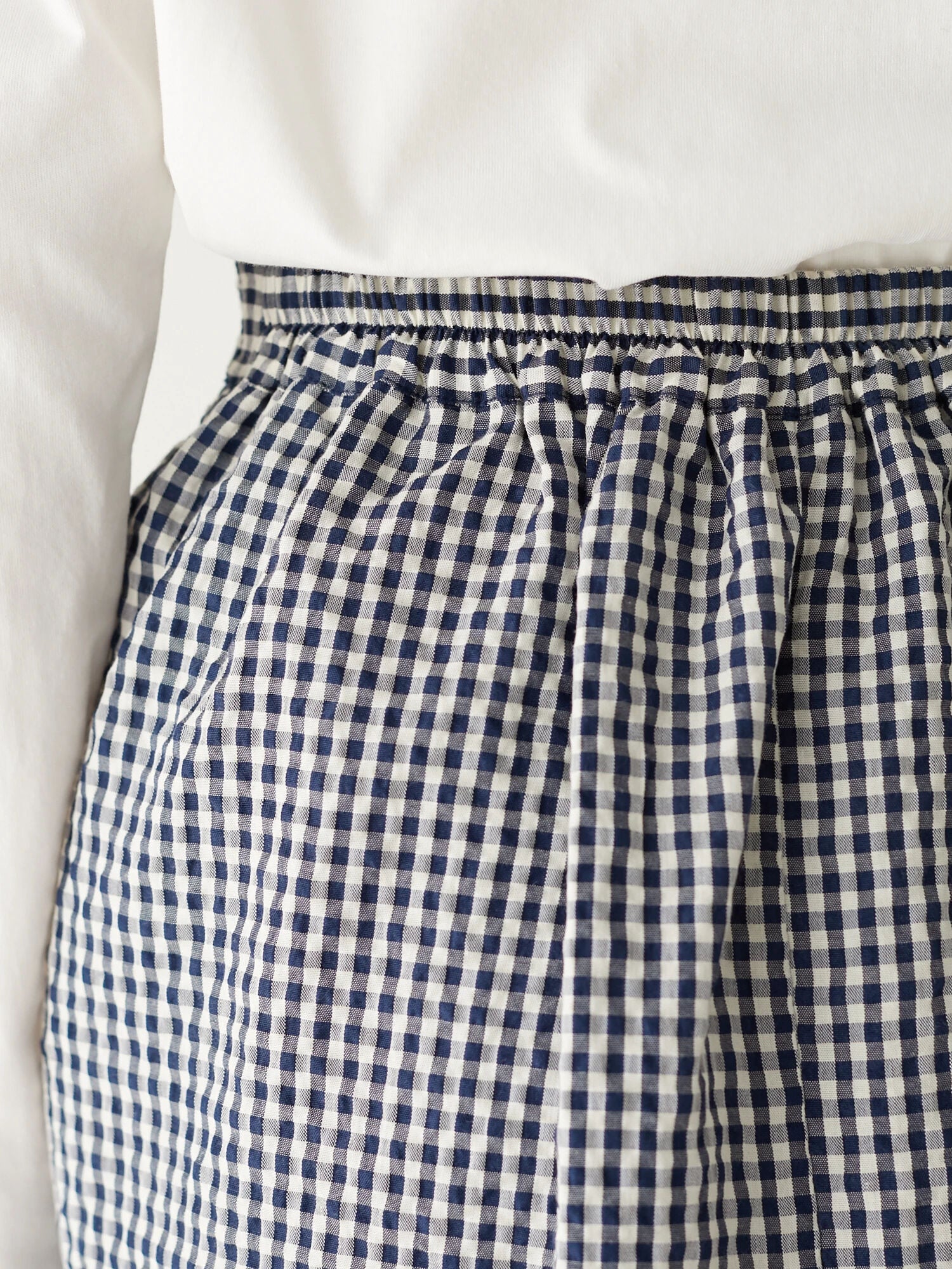 Vita Gingham Check Skirt