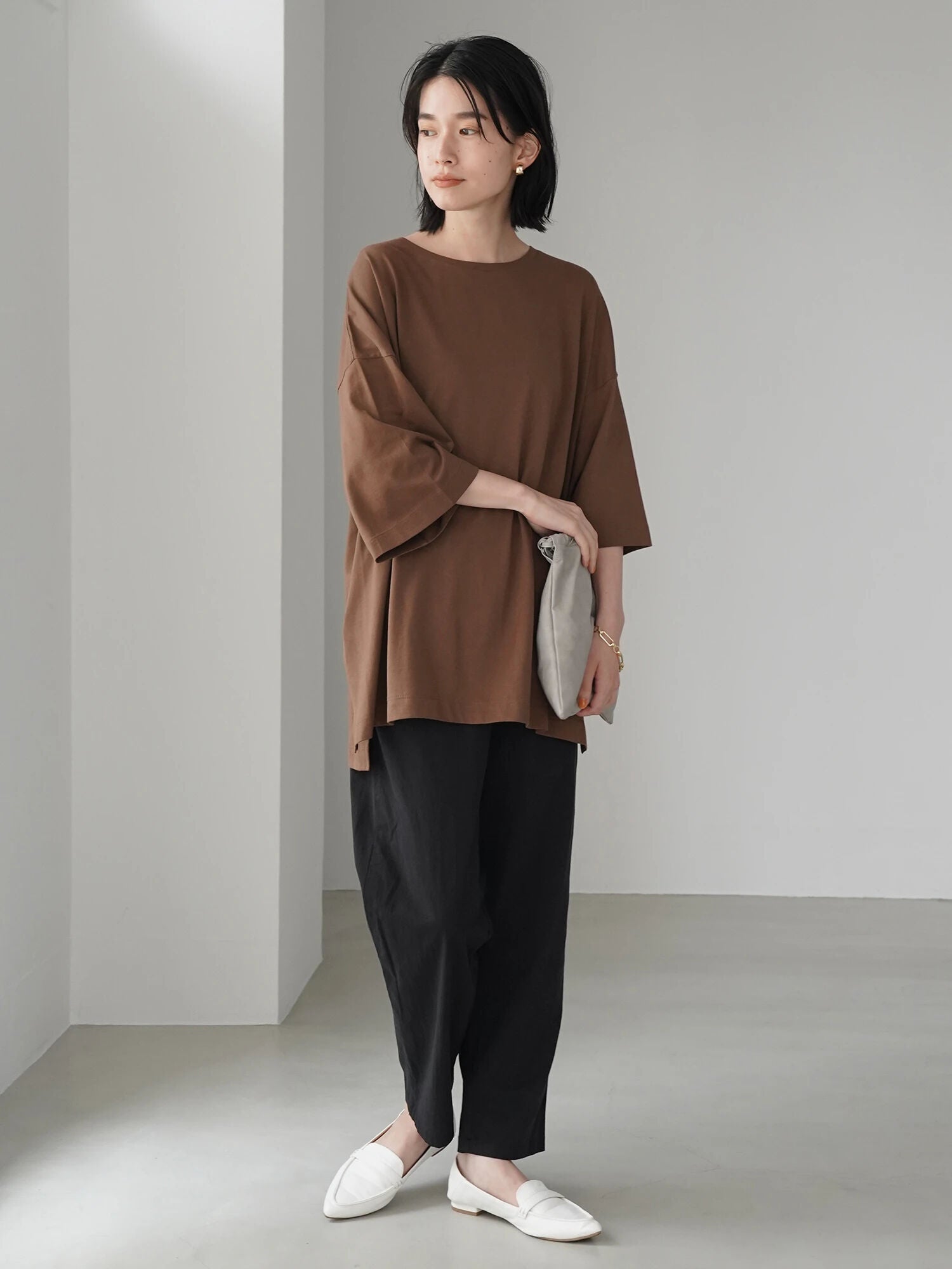 Julie Side Slit Tunic Blouse