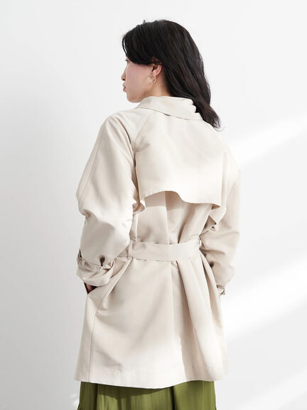 Fern Short Trench Coat