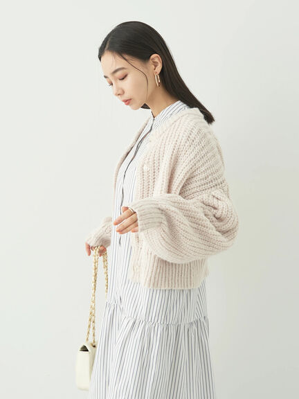 Como Short Knit Cardigan