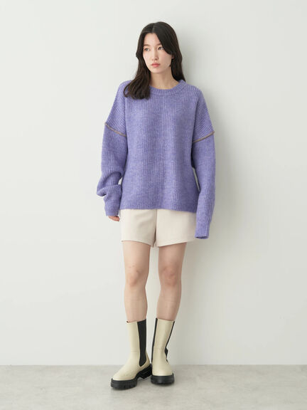 Hegen Color Knit Pullover