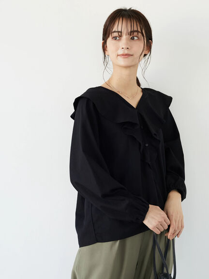 Walta Collar Frilled Blouse